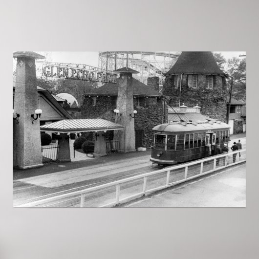 Cabin John Streetcar, jaren '30 Poster (Voorkant)