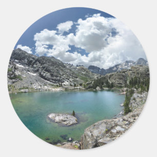 Cabin Lake - Ansel Adams Wilderness - Californië Ronde Sticker