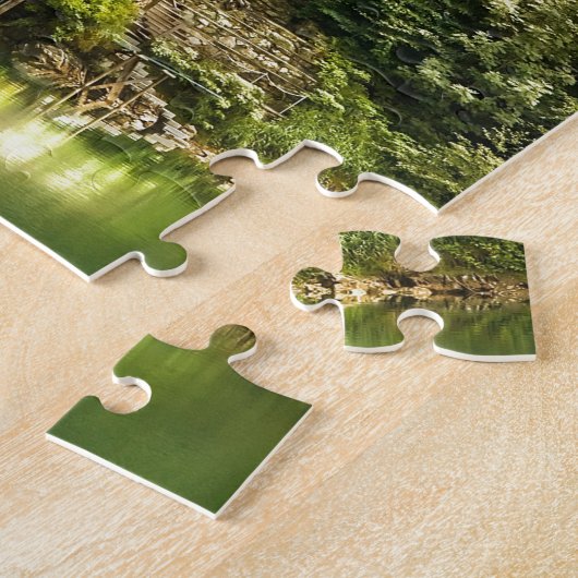 Cabin Lake House Legpuzzel (Zijkant)