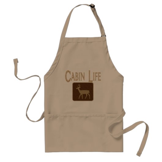 Cabin Life Apron Standaard Schort (Voorkant)