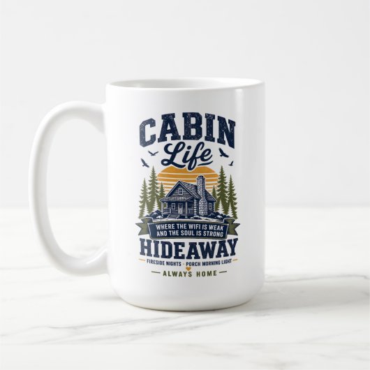 Cabin Life Hideaway Koffiemok (Links)
