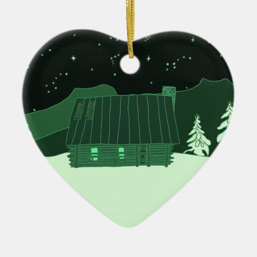 Cabin Love ornament (Voorkant)