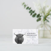 Cabin Mountain Home Vacation Rental Koe Highland B Visitekaartje (Staand voorkant)