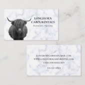 Cabin Mountain Home Vacation Rental Koe Highland B Visitekaartje (Voorkant / Achterkant)