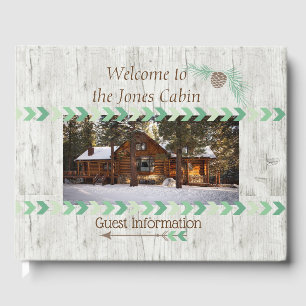Cabin Mountain Property Rental Vacation Guest Book Gastenboek