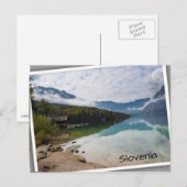 Cabin naast het Bohinj-meer in Slovenië Briefkaart (Voorkant / Achterkant)