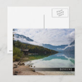 Cabin naast het Bohinj-meer in Slovenië Briefkaart (Voorkant / Achterkant)