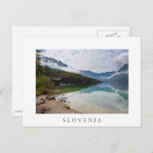 Cabin naast het Bohinj-meer in Slovenië Briefkaart (Voorkant / Achterkant)