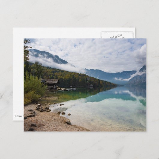Cabin naast het Bohinj-meer in Slovenië Briefkaart (Voorkant / Achterkant)