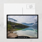 Cabin naast het Bohinj-meer in Slovenië Briefkaart (Voorkant / Achterkant)