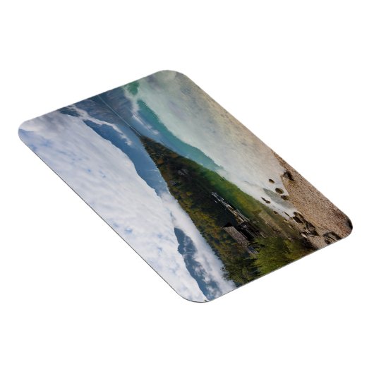 Cabin naast het Bohinj-meer in Slovenië Magneet (Rechterzijde)