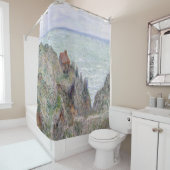 Cabin of the Customs Watch van Claude Monet Douchegordijn (In situ)