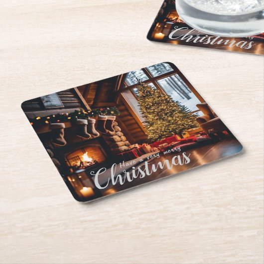 Cabin Onderzetters | Scène 1 (Schuin)