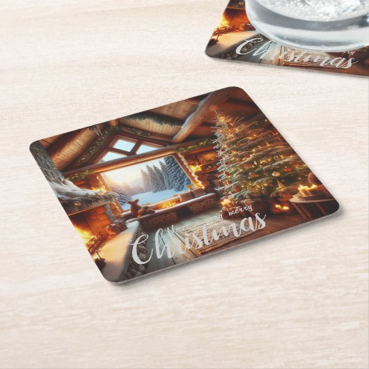 Cabin Onderzetters | Scène 11 (Schuin)