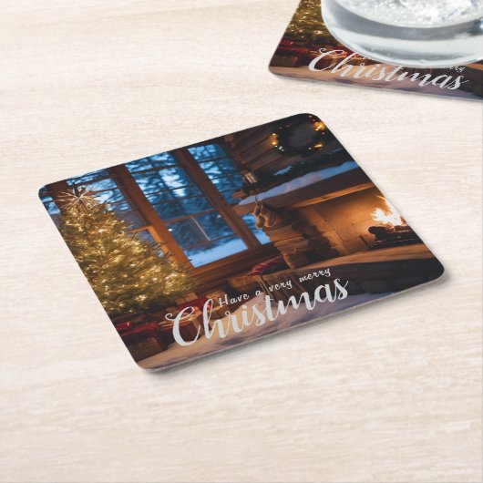 Cabin Onderzetters | Scène acht (Schuin)