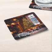 Cabin Onderzetters | Scène drie (Schuin)