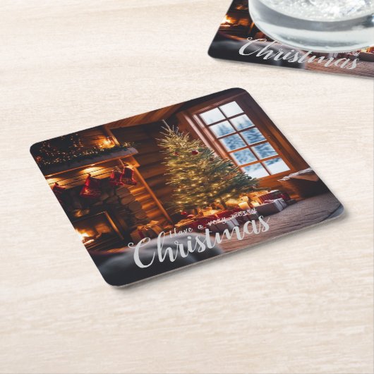 Cabin Onderzetters | Scène drie (Schuin)