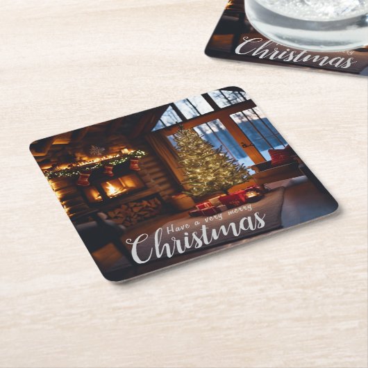 Cabin Onderzetters | Scène twee (Schuin)