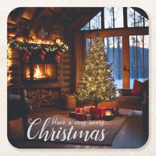 Cabin Onderzetters | Scène twee (Voorkant)