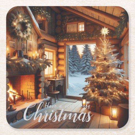 Cabin Onderzetters | Zesde scène (Voorkant)