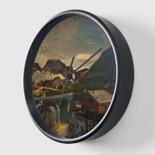 Cabin op het bergmeer, door Gary Poling