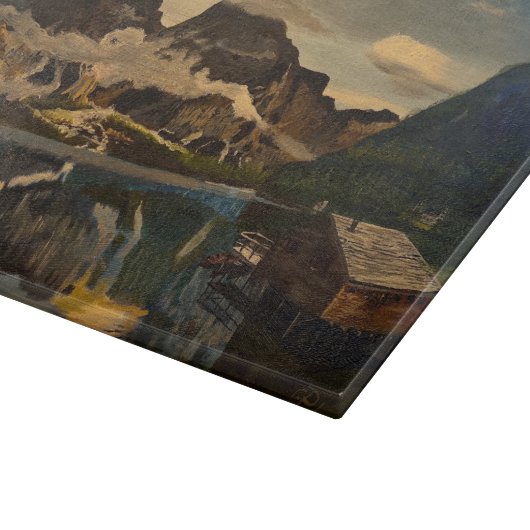 Cabin op het bergmeer, door Gary Poling Snijplank (Hoek)