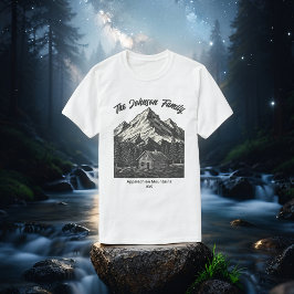 Cabin & Peaks aangepaste familie reünie T-shirt