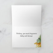 Cabin Pen en Ink Sketch Verjaardag Kaart Landschap (Binnen)