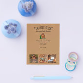 Cabin Resort Vakantiehuis Foto Flyer (Enkel)