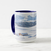 Cabin Retreat Snowscape | Dolomieten Mok (Voorkant links)