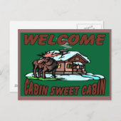 Cabin Sweet Cabin Briefkaart (Voorkant / Achterkant)