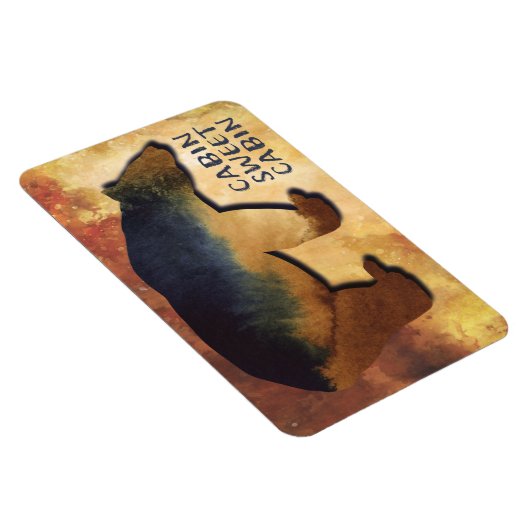 Cabin Sweet Cabin Cruiseschip Alaska Beer Magneet (Rechterzijde)