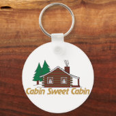 Cabin Sweet Cabin Sleutelhanger (Voorkant)