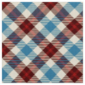 Cabin Tartan~ Tablecloth Stof (Close Up)