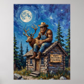 Cabin Top Confidant: Bigfoot en de Elk Poster (Voorkant)