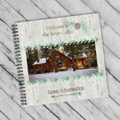 Cabin Vaction Property Rental Home Guest Book Notitieboek