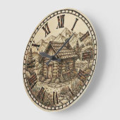 Cabin Wall Clock Grote Klok (Hoek)