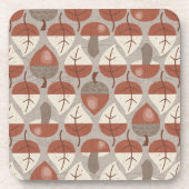 Cabincore Autumnal Stripes Bier Onderzetter (Voorkant)