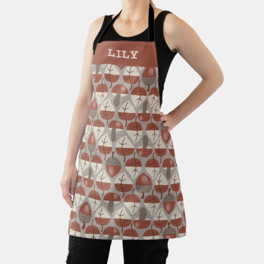 Cabincore Autumnal Stripes Schort (Insitu)