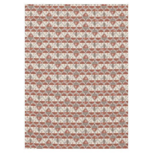 Cabincore Autumnal Stripes Tafelkleed (Voorkant)