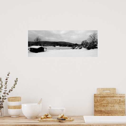 Cabine B & W Poster (Keuken)