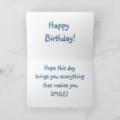 Cabine bij het meer Verjaardag Kaart (Binnen)