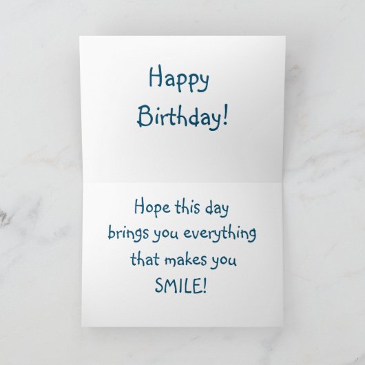 Cabine bij het meer Verjaardag Kaart (Binnen)