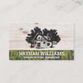 Cabine | Bossen | NATUUR | Hout Visitekaartje (Voorkant)