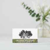 Cabine | Bossen Visitekaartje (Staand voorkant)