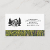 Cabine | Bossen Visitekaartje (Achterkant)