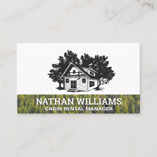 Cabine | Bossen Visitekaartje (Voorkant)