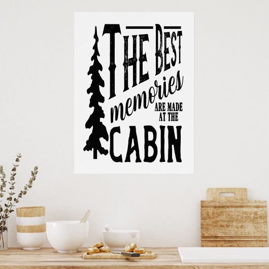Cabine - De beste herinneringen Poster (Keuken)