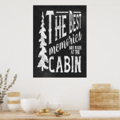 Cabine - De beste herinneringen roepen Poster (Keuken)