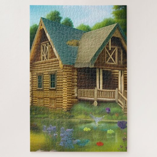 Cabine door Pond Jigzaag Puzzle Legpuzzel (Verticaal)